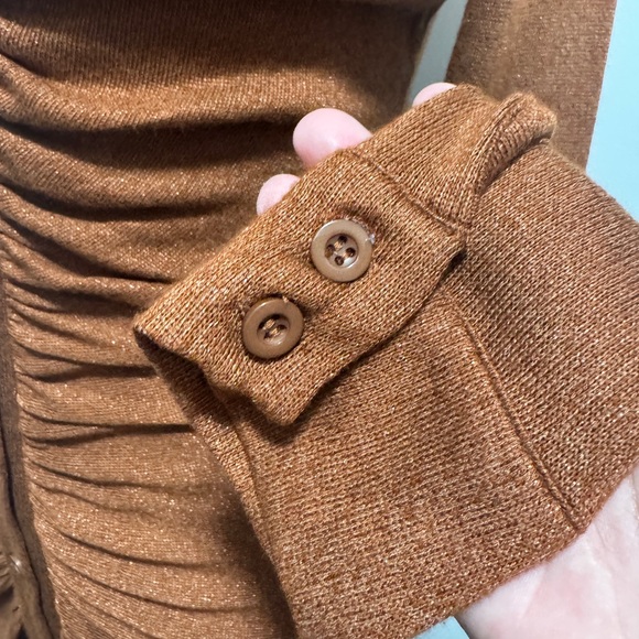 L Space Scarlett Long Sleeve Dress Brown - Picture 7 of 9